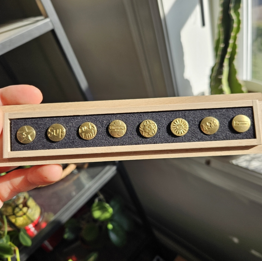 Supreme CDW Brass Push Pin Set